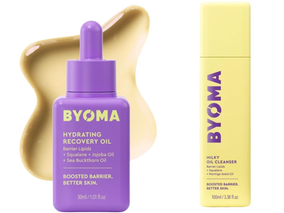 BYOMA Hydrating Recovery Oil and Milky Oil Cleanser