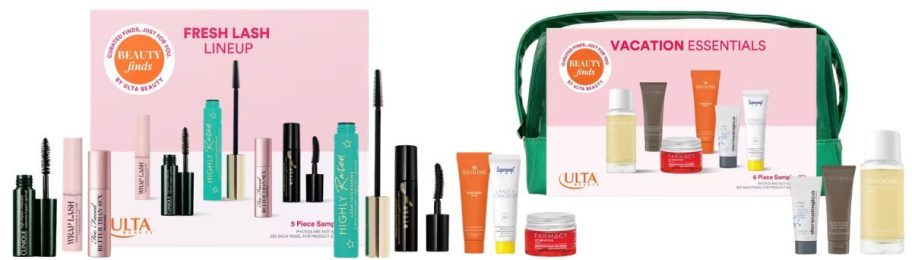 two Beauty Finds by ULTA Beauty gift sets