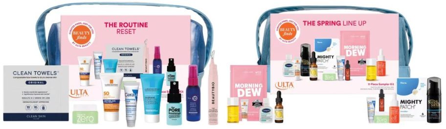 two Beauty Finds by ULTA Beauty gift sets