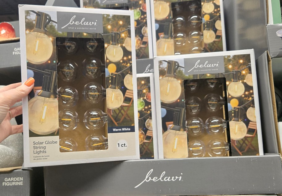 Belavi Solar Globe String Lights