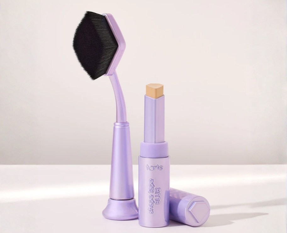 a foundation brush and 