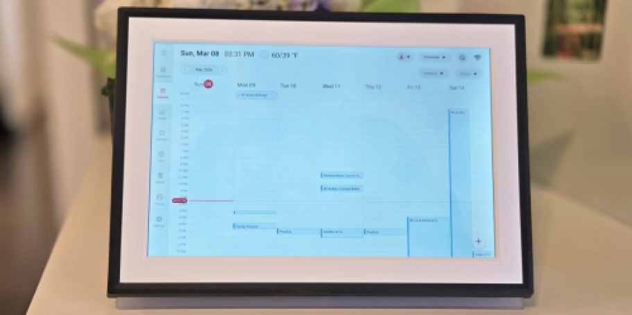 Digital Calendar Just $58.49 Shipped for Amazon Prime Members | Hundreds Less than Skylight