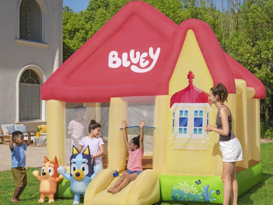 Save $100 Off Bluey Kids Inflatable Mega Bouncy House w/ Slide on SamsClub.com