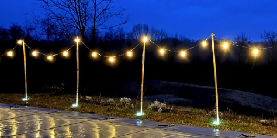 Solar Outdoor String Lights Only $15 Shipped for Amazon Prime Members