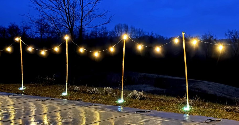Solar Outdoor String Lights Only $15 Shipped for Amazon Prime Members
