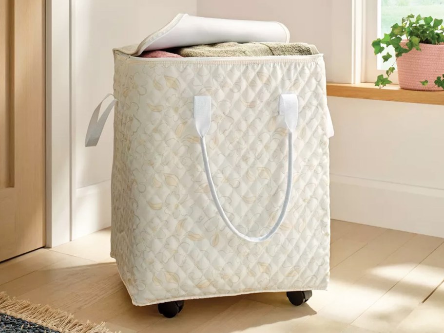 The Viral Collapsible Rolling Storage Bag is Back in New Colors & On Sale at Target