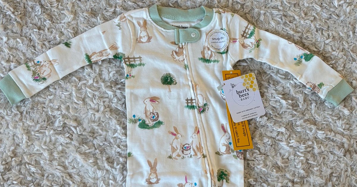 EXTRA 40% Off Burt’s Bees Baby + Free Shipping | Organic Cotton Pajamas from $3 Shipped