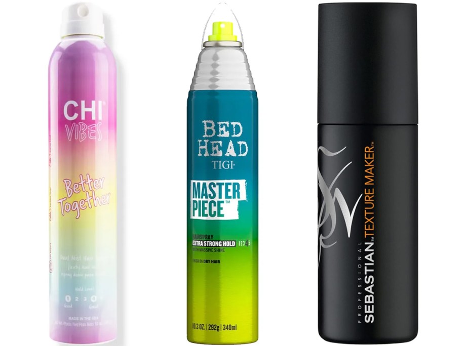 CHI Hairsprays, Texturizing Sprays, & Dry Shampoo, TIGI Bed Head Hairsprays & Dry Shampoos, Sebastian Texture Spray