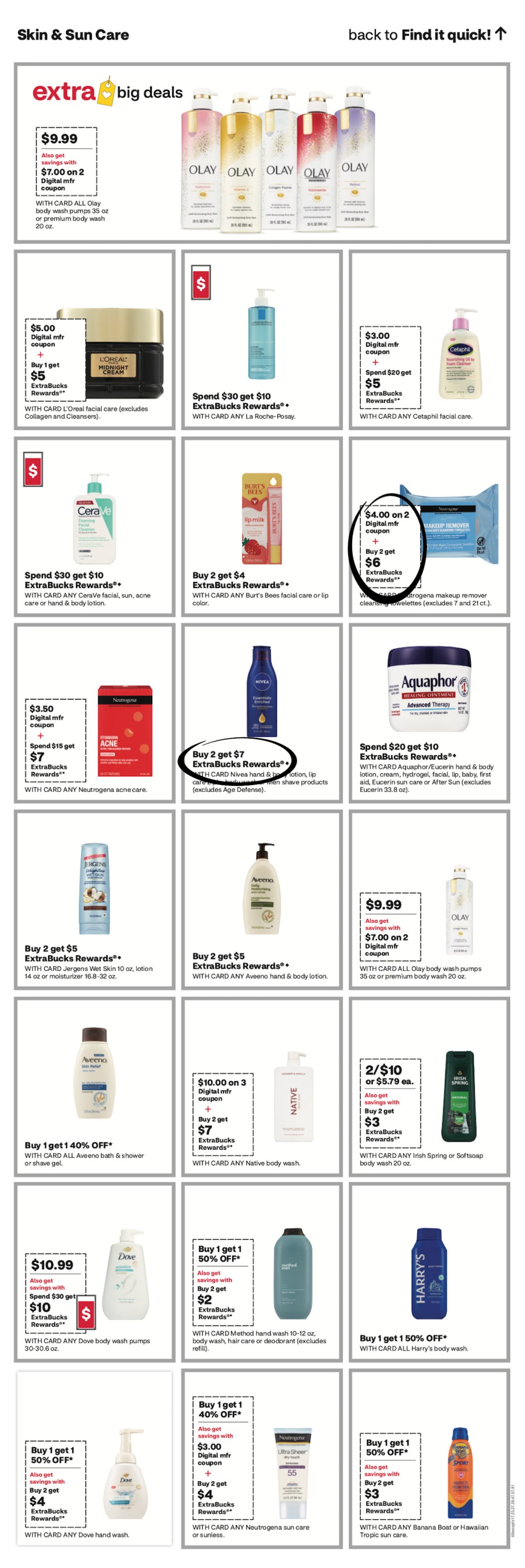 page from CVS ad