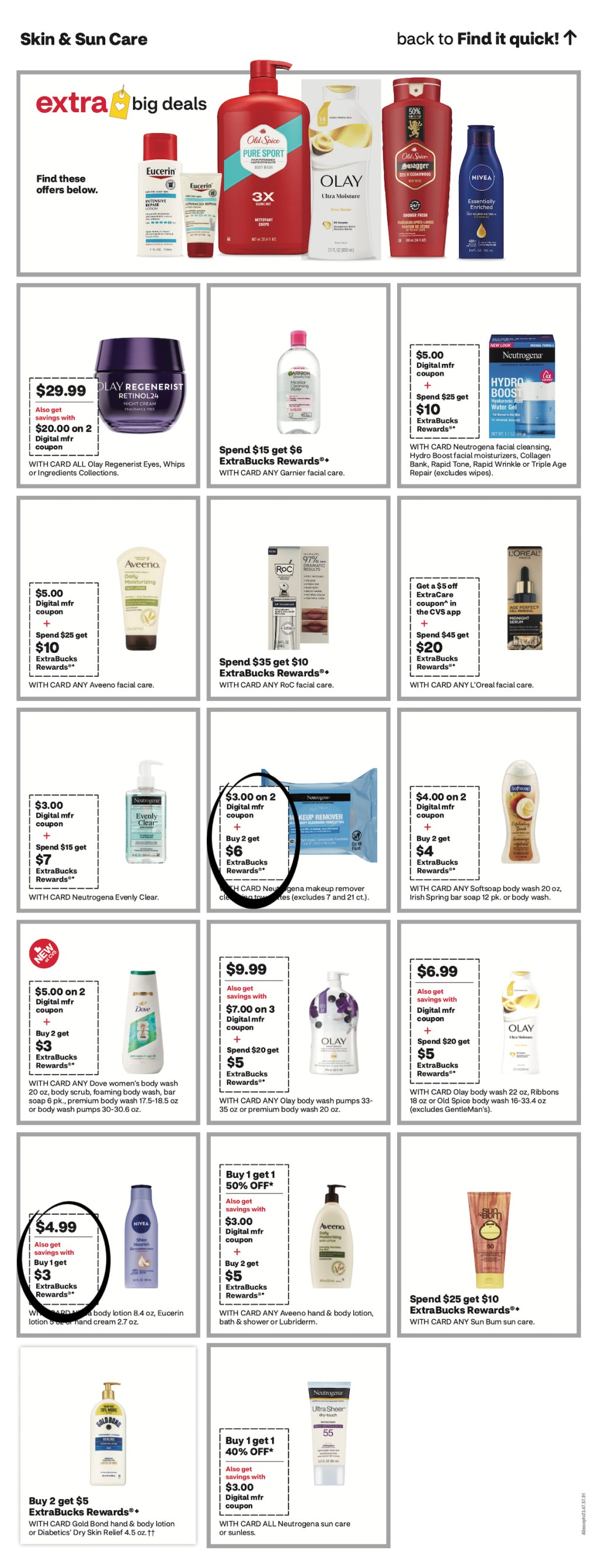 page from CVS ad