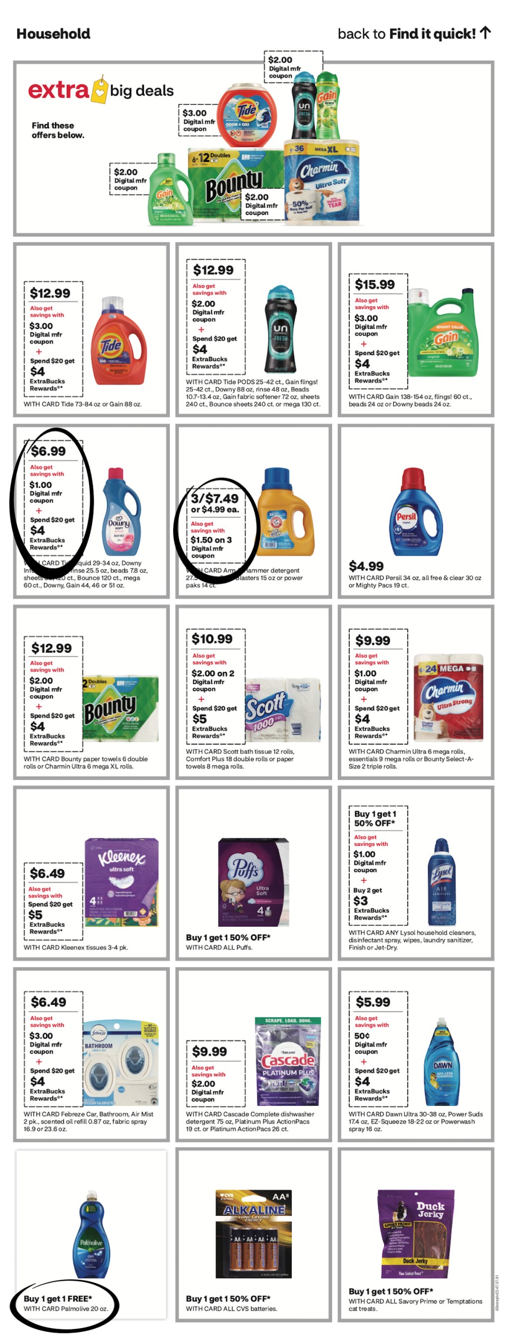 page from CVS ad