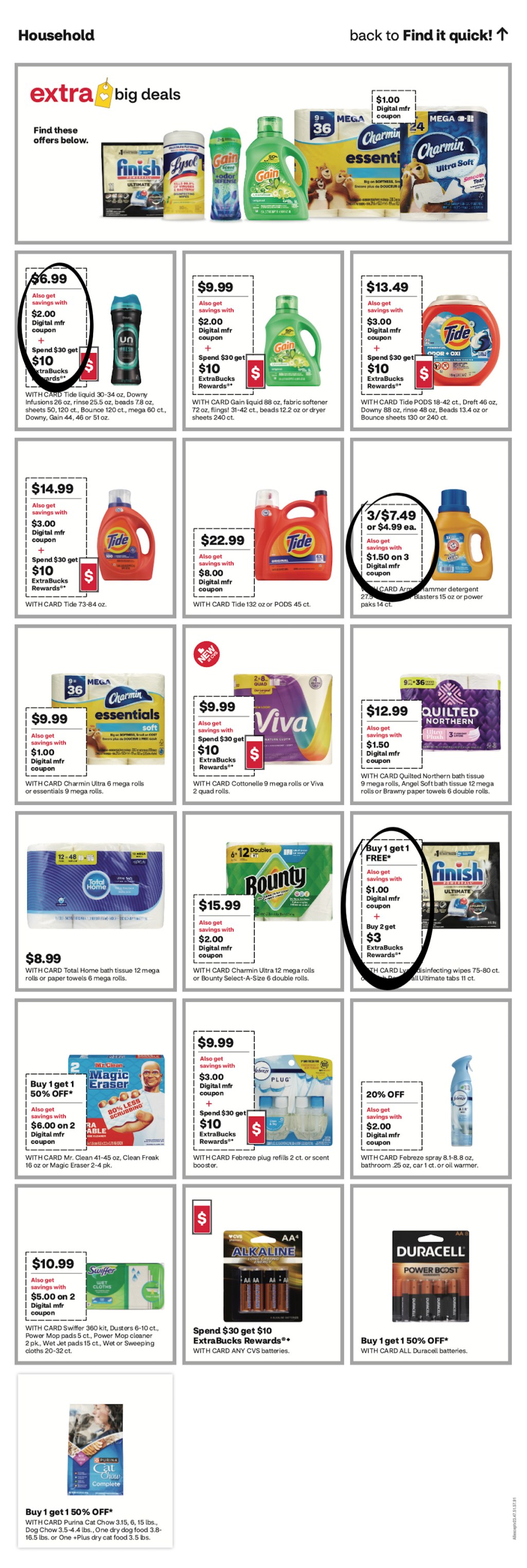 page from CVS ad