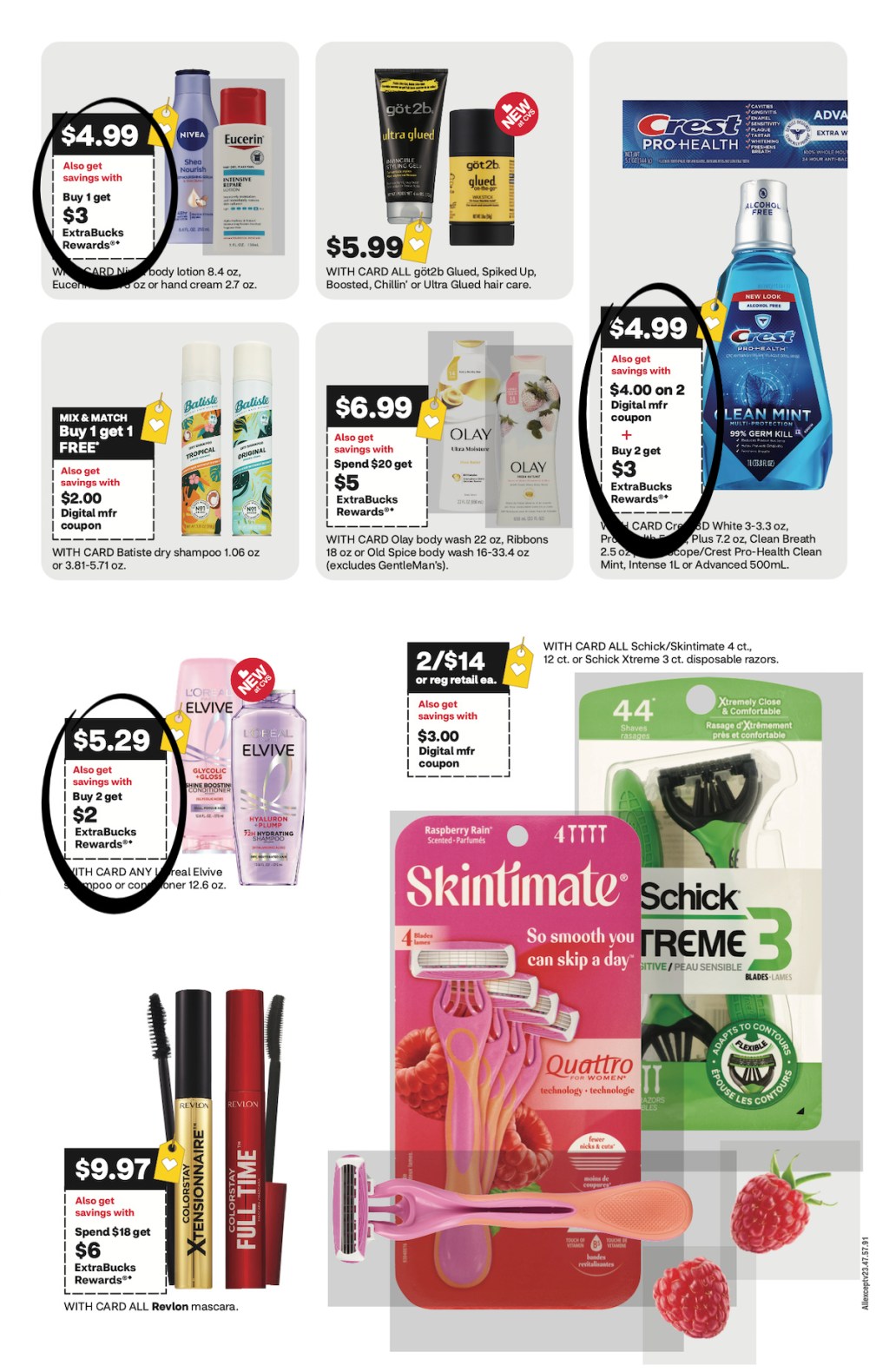 page from CVS ad
