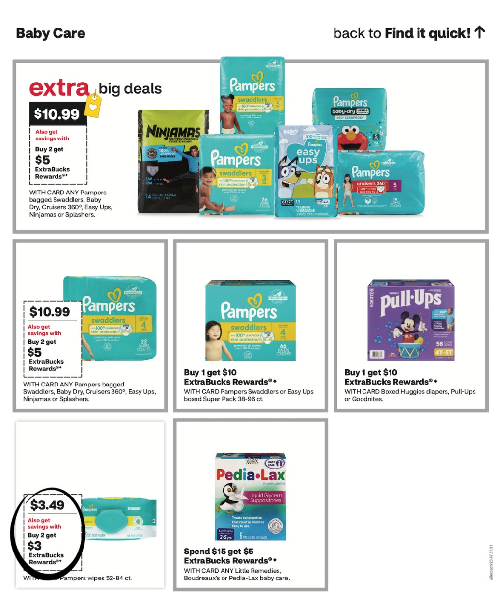page from CVS ad