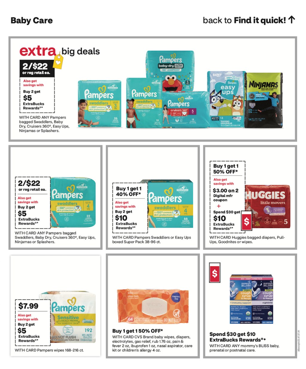 page from CVS ad