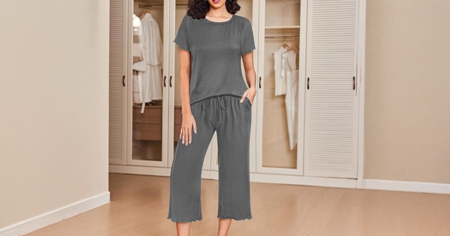Women’s 2-Piece Lounge Sets from $8.75 Each on Amazon