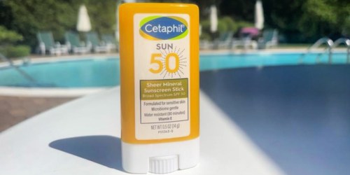 Cetaphil SPF 50 Sunscreen Stick Only $4.59 Shipped on Amazon