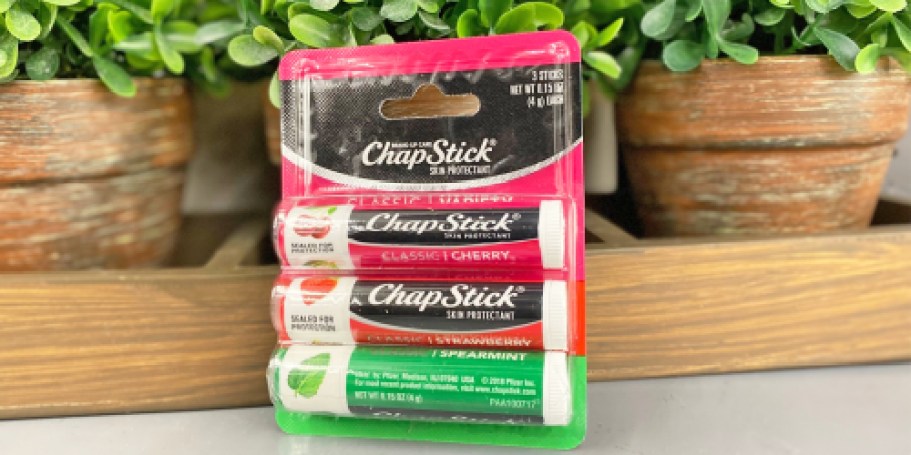 ChapStick Lip Balm 3-Pack Just $2 Shipped on Amazon