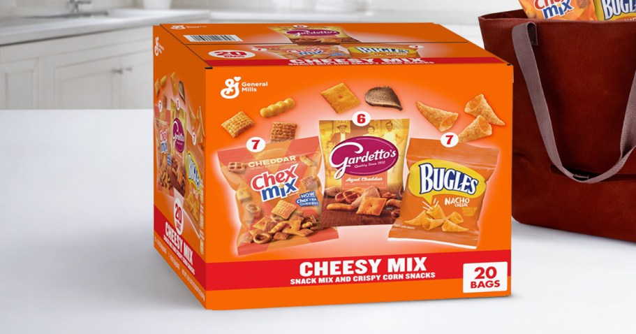 Chex Mix Cheesy Snacks 20-Count Variety Pack Just $8 Shipped on Amazon