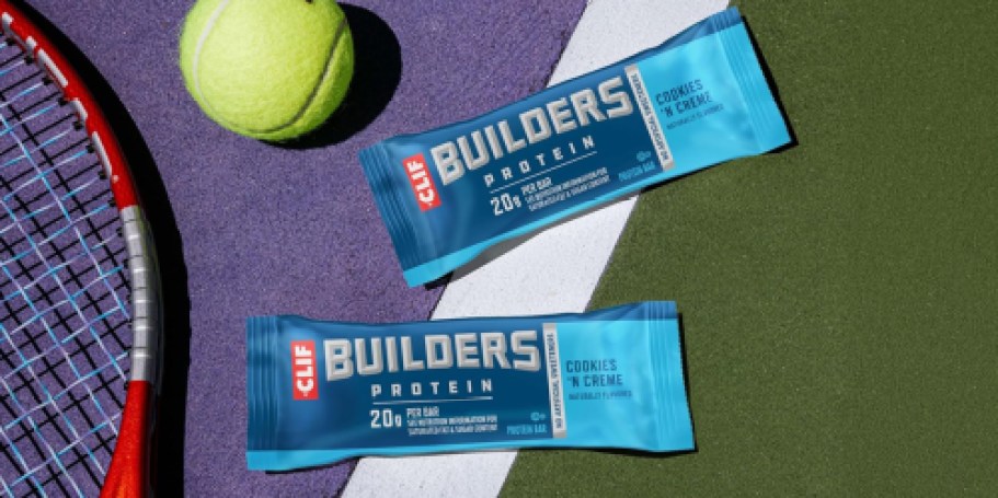CLIF Builders Protein Bar 12-Pack Just $9 Shipped on Amazon – 20g in Each Bar!