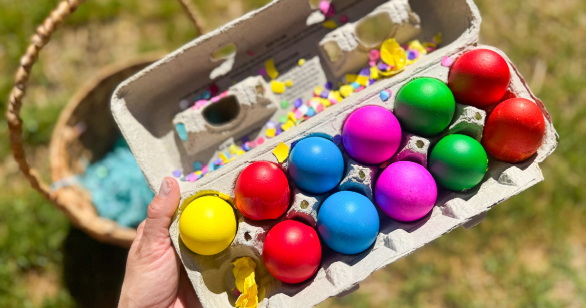 Confetti Easter Eggs 12-Ct Carton Only $2.50 on Walmart.com