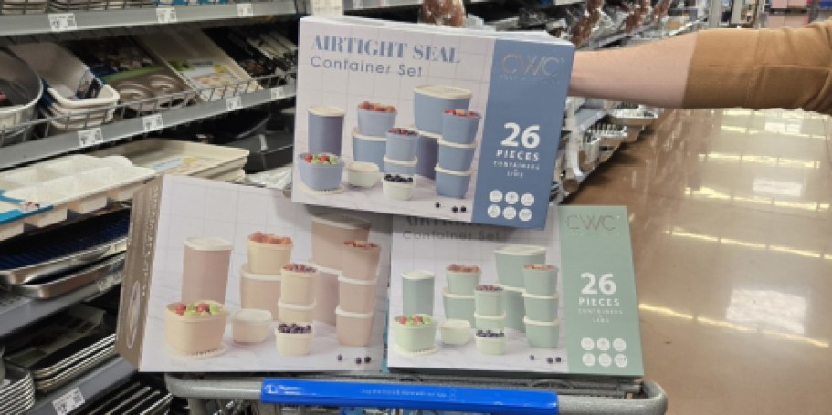 We Spotted This Cook With Color Storage Set w/ Major Tupperware Vibes for Only $7.50!