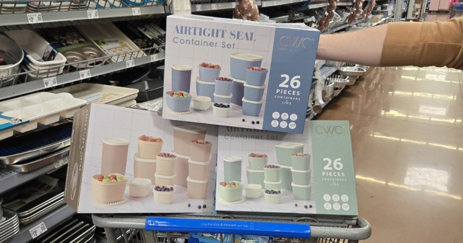We Spotted This Cook With Color Storage Set w/ Major Tupperware Vibes for Only $7.50!