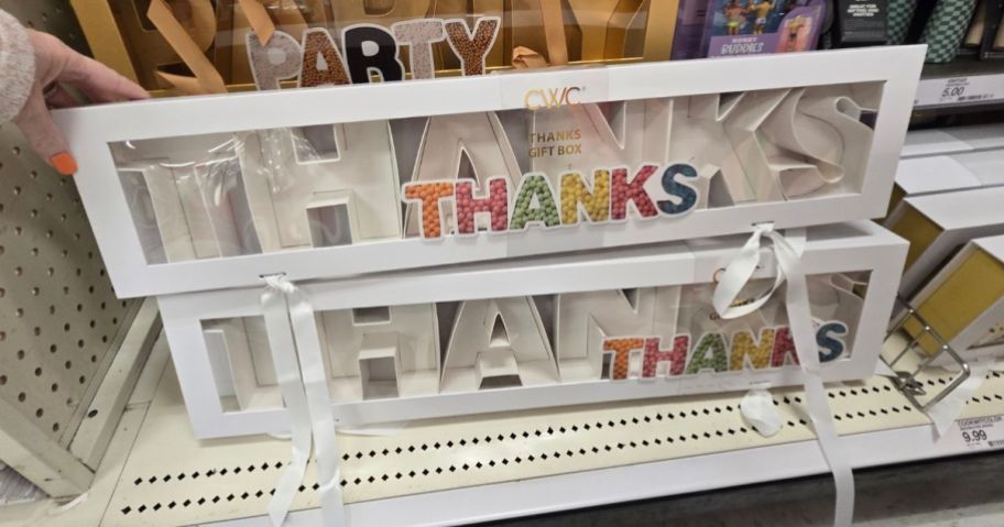 Cook With Color 'Thanks' Word Gift Box in store
