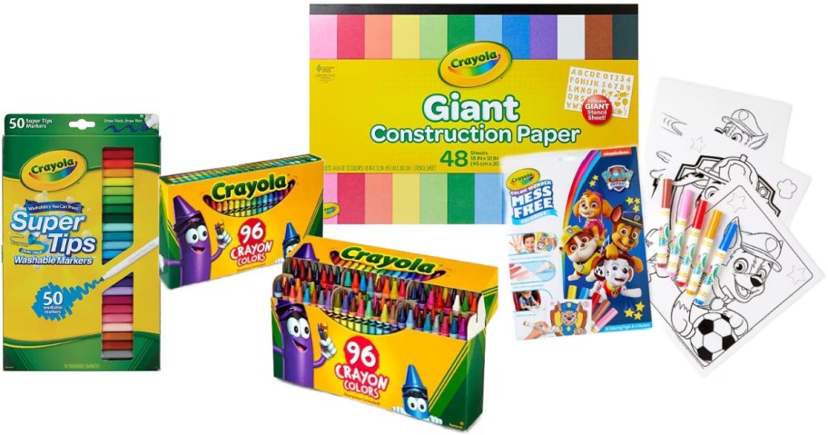 Stock images of Crayola products