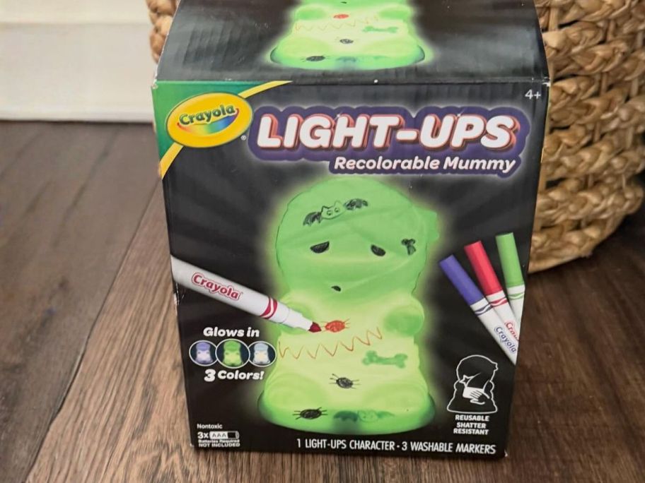 Crayola Light-Ups Mummy box on table