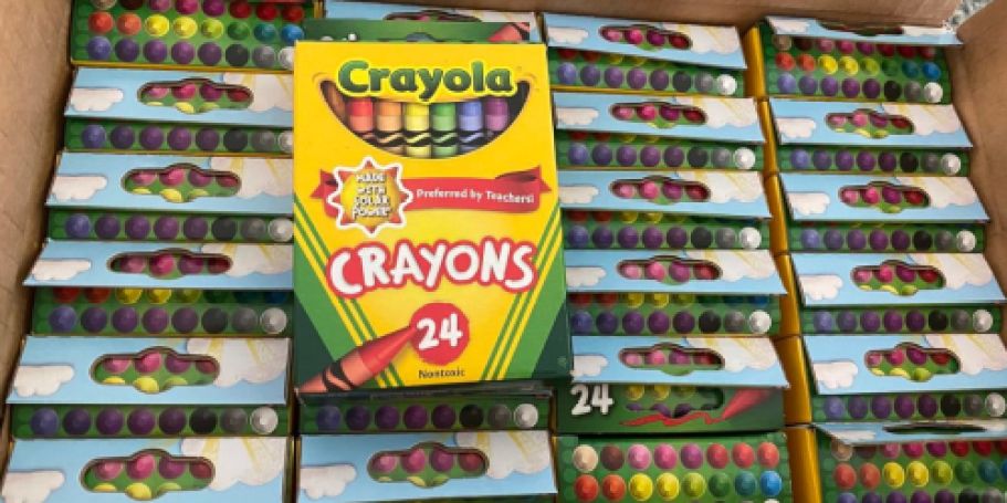 Crayola Crayons Bulk 24-Pack Only $12 on Amazon