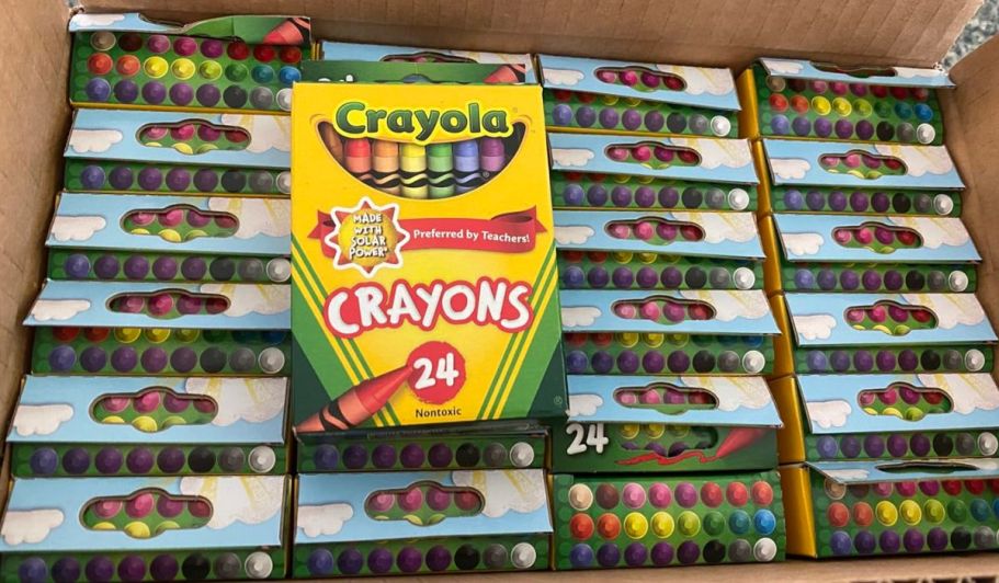 Crayola Crayons Bulk 24-Pack Only $12 on Amazon