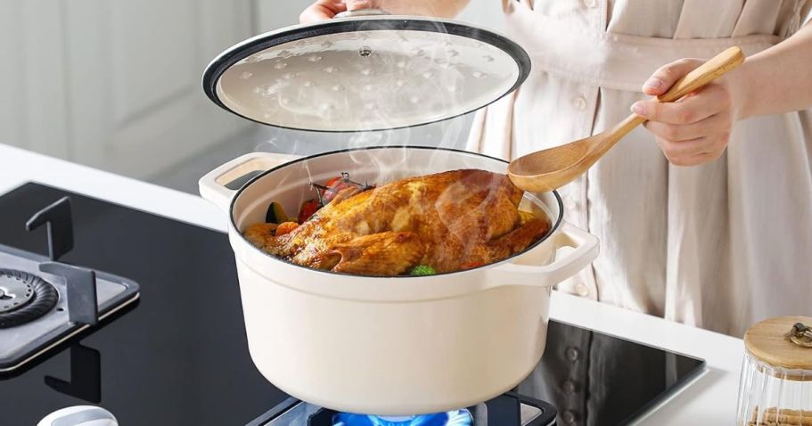 Cast Iron Dutch Oven Just $34.49 Shipped on Amazon (Reg. $69)