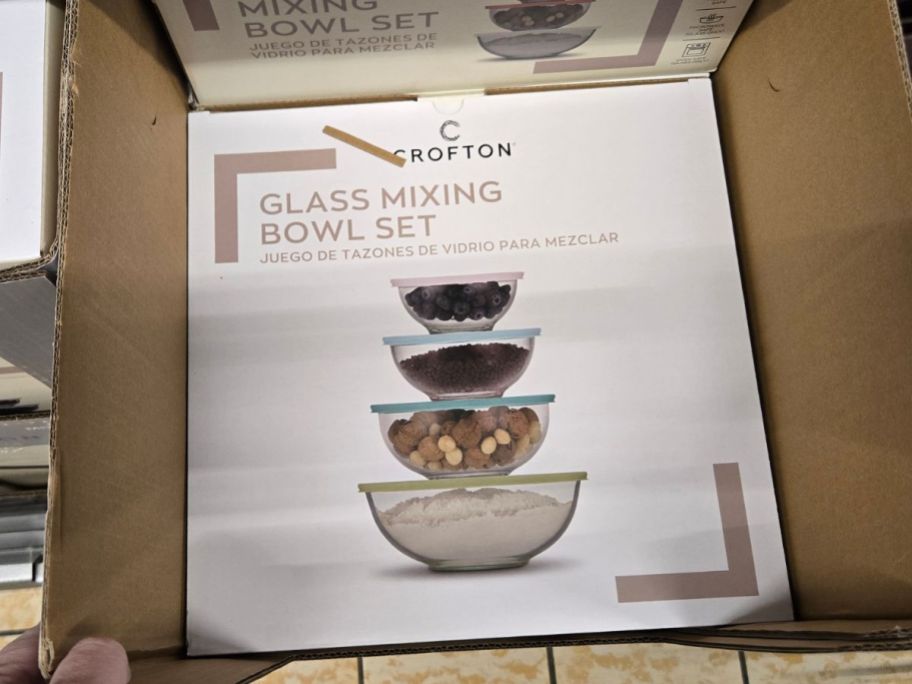 Crofton Glass Mixing Bowl Set in store