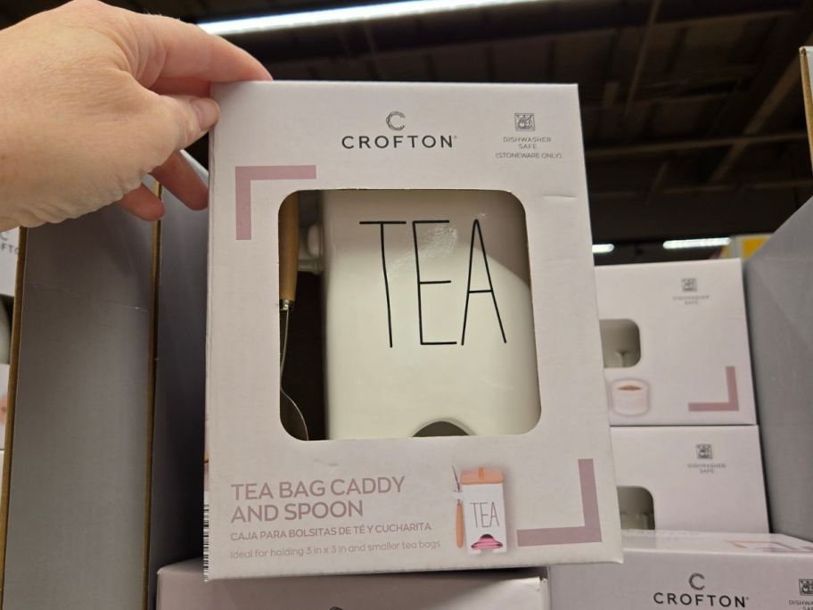 Crofton Tea Bag Caddy & Spoon in store