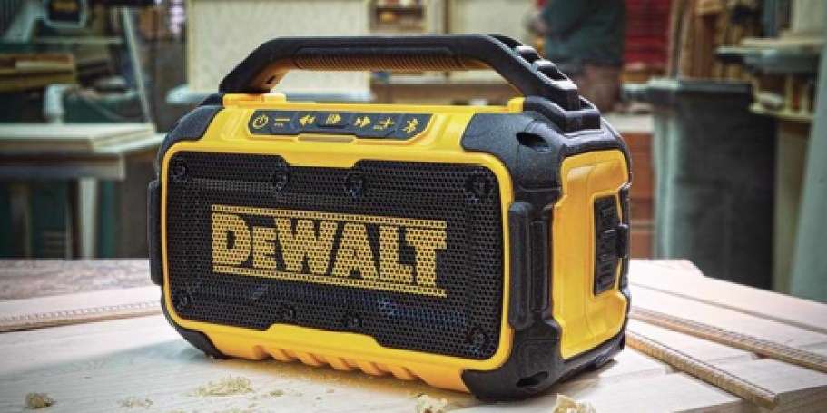 Lowe’s Daily Deals | 60% Off DEWALT Portable Speaker Set
