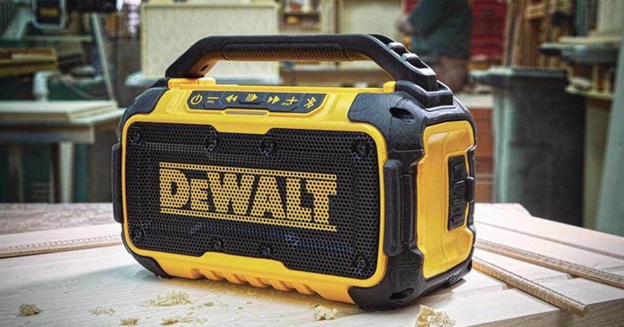 Lowe’s Daily Deals | 60% Off DEWALT Portable Speaker Set
