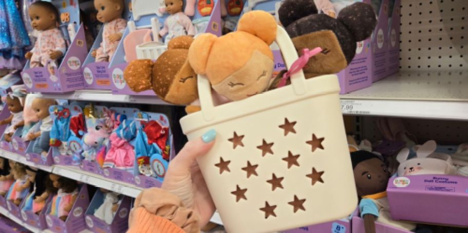 Adorable NEW LullaBaby Bathtime Sets w/ Bath Dolls & Basket at Target!