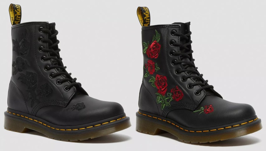 Dr. Martens Women's 1460 Vonda Women's Floral Boots
