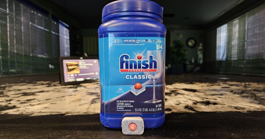Finish Dishwasher Tabs 84-Pack Only $11.53 Shipped on Amazon (Reg. $15)