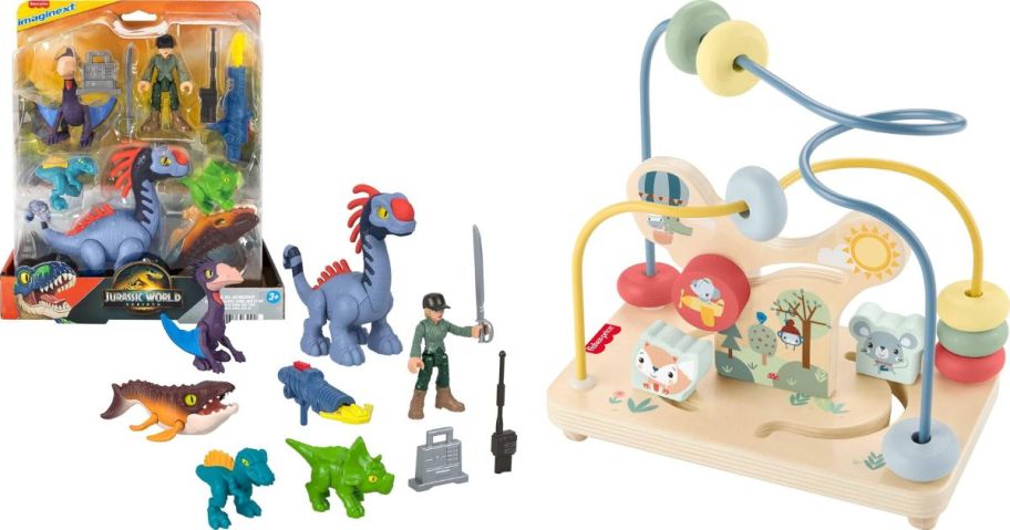 Stock images of two fisher price toys