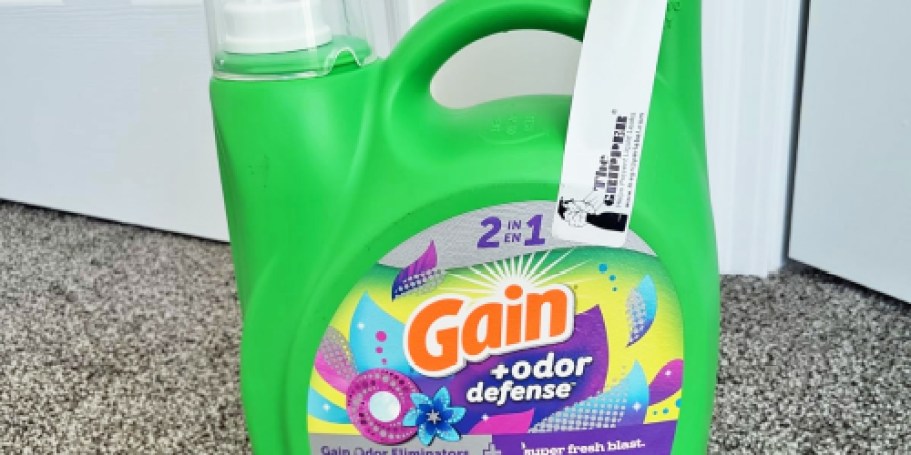 Get 50% Off Large Gain Laundry Detergents on Amazon After Rebate