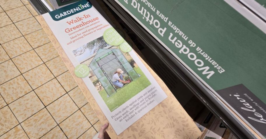 Gardenline Walk-In Greenhouse in store