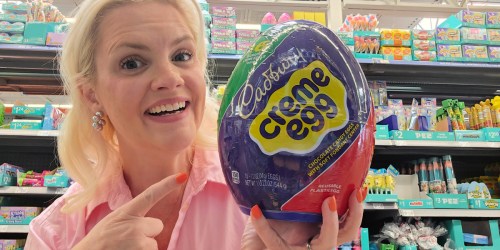 Giant Cadbury Creme Egg Filled with 16 Candy Eggs Available at Walmart | May Sell Out
