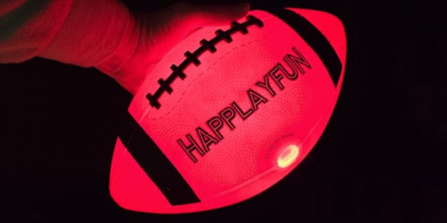 Rechargeable Glow in The Dark Football Just $13.99 on Amazon (Reg. $28)