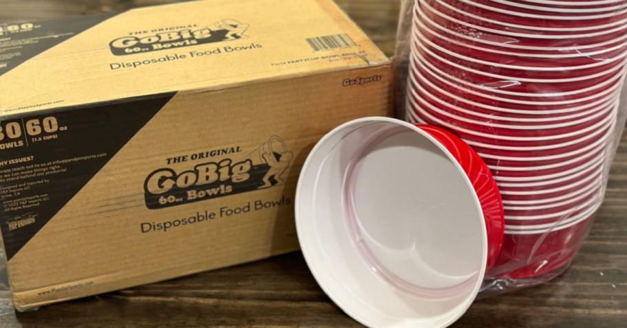 Red Party Cup Disposable Bowls 50-Pack Only $16 Shipped on Amazon (May Sell Out!)
