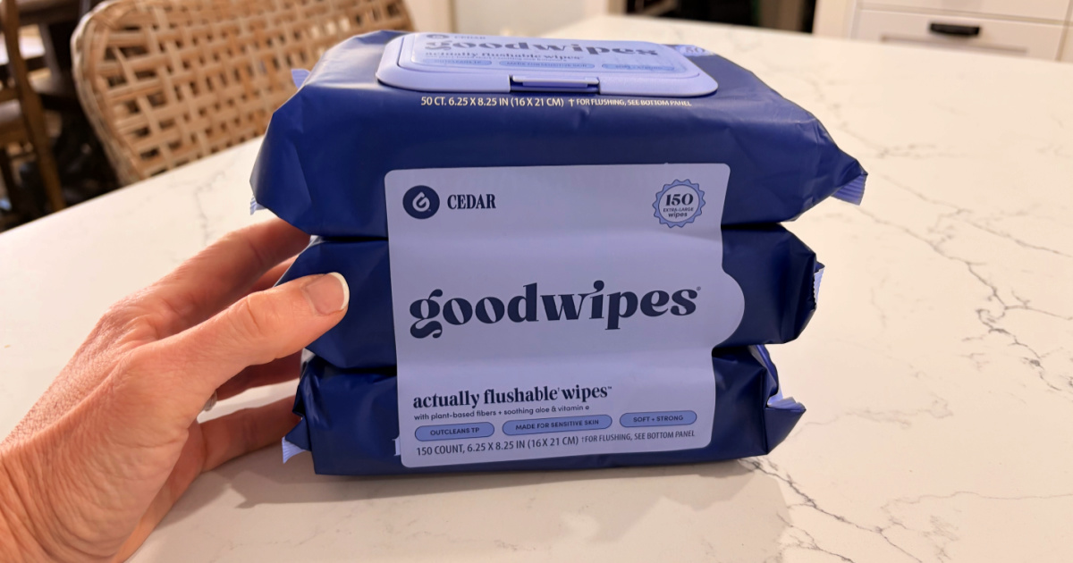FREE goodwipes Flushable Wipes 3-Pack After Cash Back At Walmart ($10 Value!)