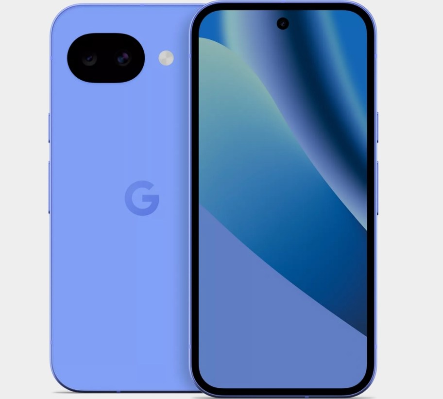a google pixel 10a phone front and back