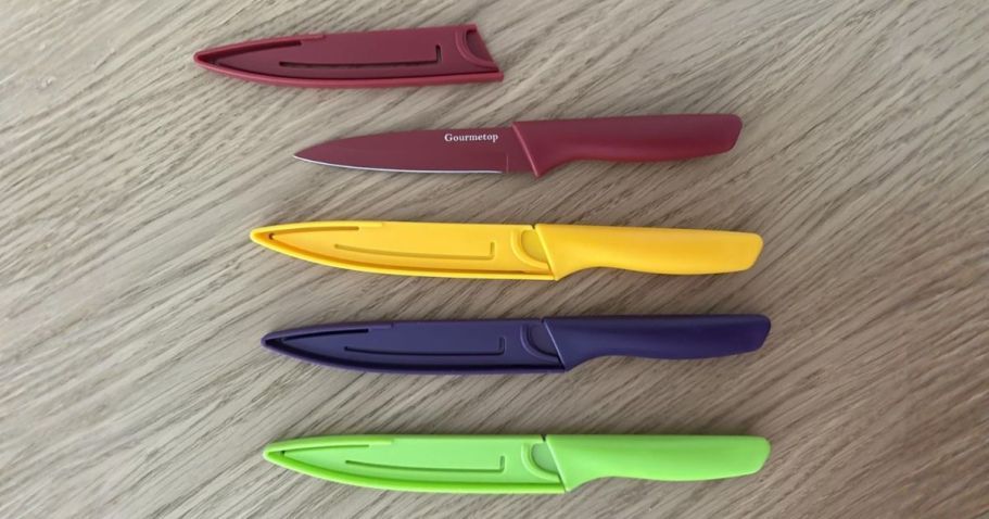 4-Piece Paring Knives Set w/ Covers Only $5.99 on Amazon (Reg. $10)