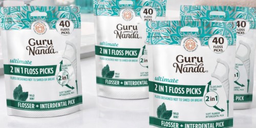 4 Bags of GuruNanda Dental Floss Picks Just $3.61 Shipped on Amazon